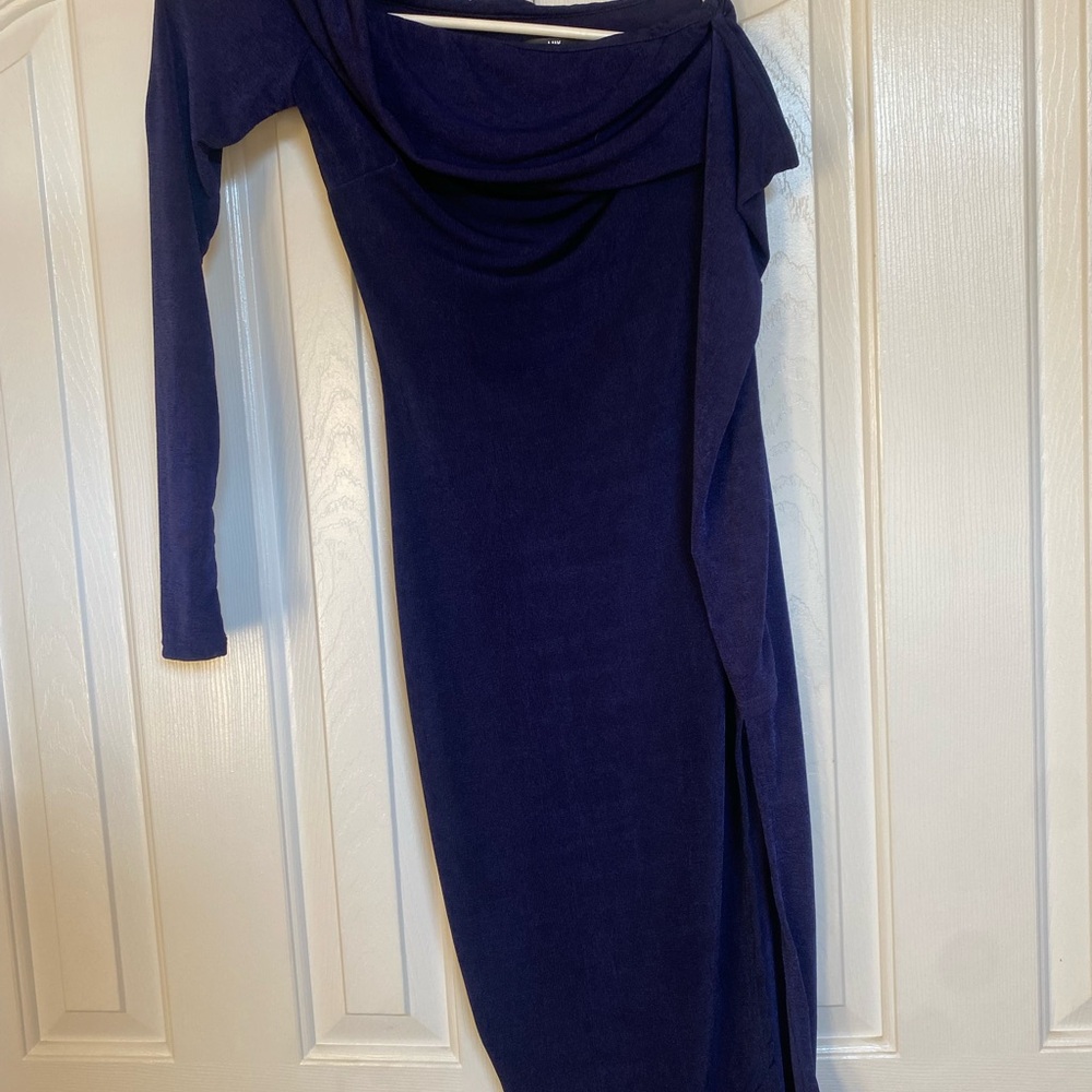 Elegant Blue Women's Dress